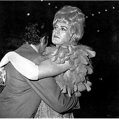 Diane Arbus: Two men dancing at a drag ball, N.Y.C. 1970