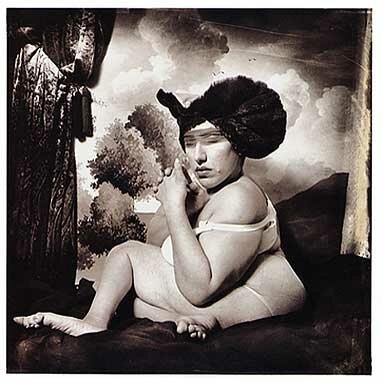 Joel-Peter Witkin: Woman in the Blue Hat, New York, 1985