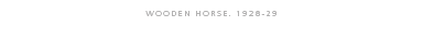 Manuel Alvarez Bravo: Wooden Horse. 1928-29