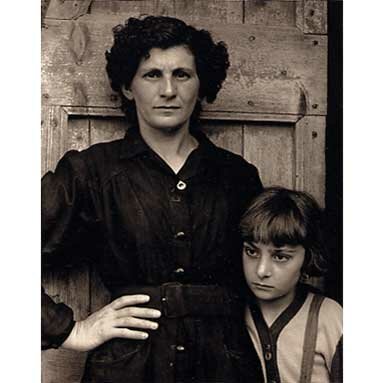 Paul Strand: Post Mistress and Daughter, Luzzara, Italy, 1953