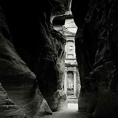 Peter Gasser Photography: The Treasury, Al Khazneh, Petra, Jordan, 1998